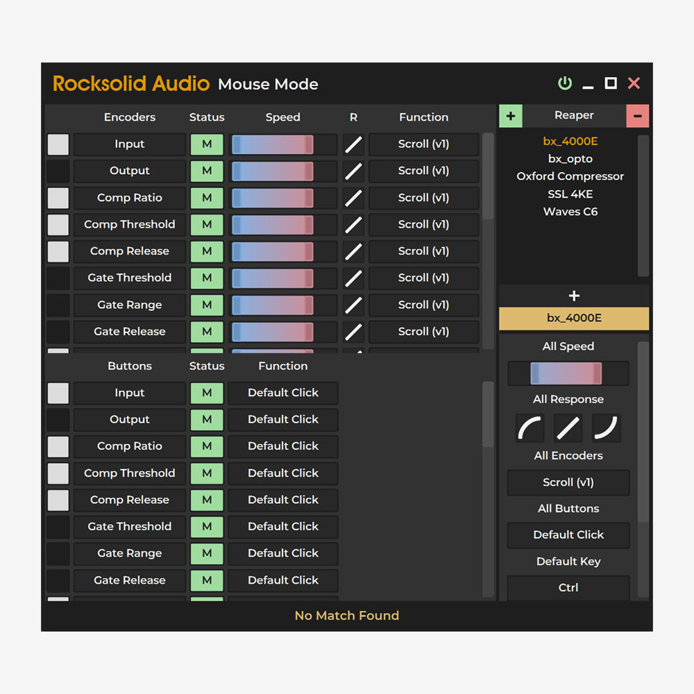 Mouse Mode Editor